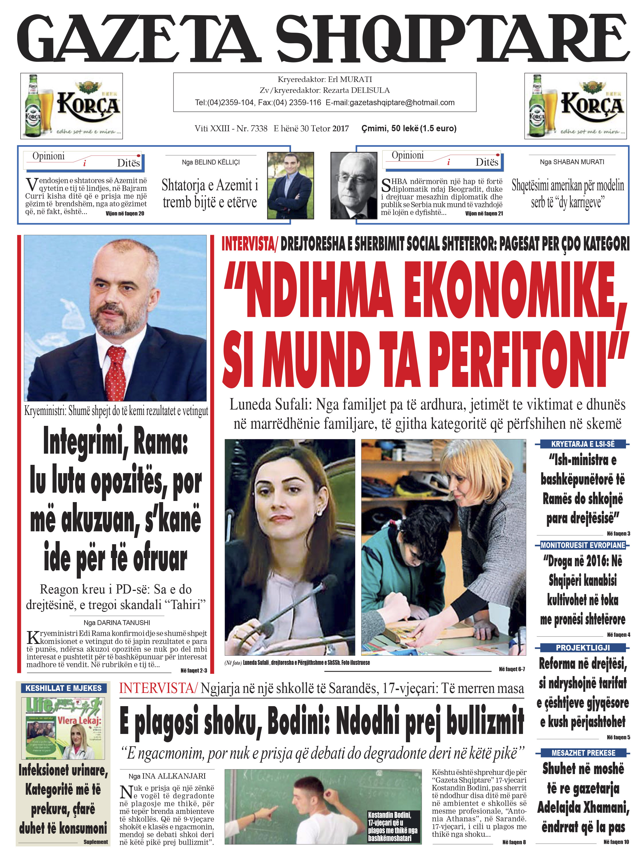 gazeta shqiptarja